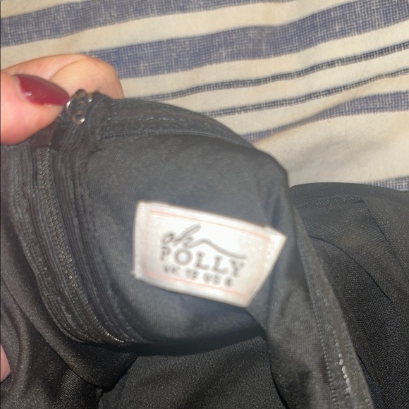 Oh Polly  Black Strapless Mini Dress - Picture 3 of 3